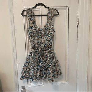 French Connection Floral Print Mini Sun Dress